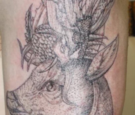 Tatouage créature fantastique