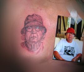 Tatouage portrait d'après photo style réaliste