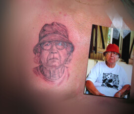 Tatouage portrait d'après photo style réaliste