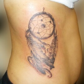 Tatouage attrape-rêve