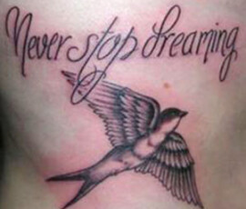 Nos réalisations de tatouages en lettrages et calligraphies. Nos réalisations de tatouages en lettrages et calligraphies.