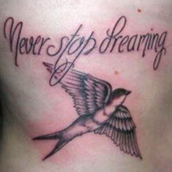 Nos réalisations de tatouages en lettrages et calligraphies.