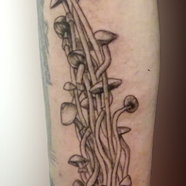 tatouage champignon